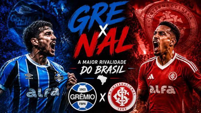 Gre-Nal dispara e é eleito o maior clássico do Brasil em votação nacional