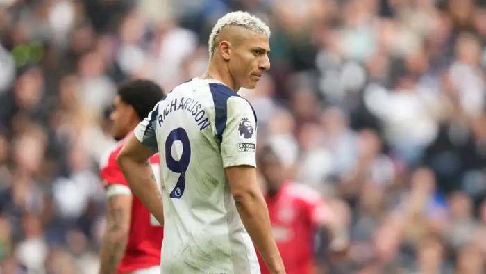 De Zerbi barra Richarlison no Tottenham e aumenta incerteza sobre futuro do atacante