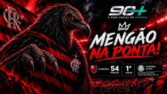 É O MENGÃO NA PONTA! Flamengo vence o Remo e assume a liderança do Brasileirão